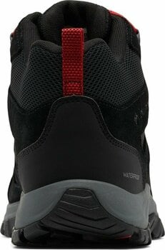 Moški pohodni čevlji Columbia Men's Redmond III Mid Waterproof Shoe Black/Mountain Red 42 Moški pohodni čevlji - 6