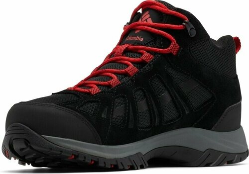 Pánske outdoorové topánky Columbia Men's Redmond III Mid Waterproof Shoe Black/Mountain Red 45 Pánske outdoorové topánky - 4