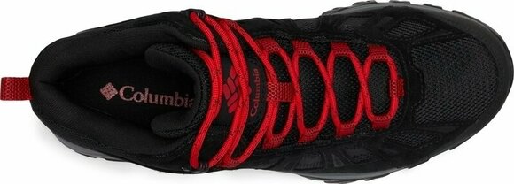 Pánské outdoorové boty Columbia Men's Redmond III Mid Waterproof Shoe Black/Mountain Red 45 Pánské outdoorové boty - 8