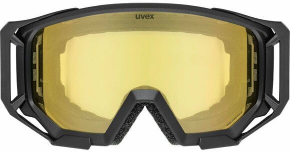 Cycling Glasses UVEX Athletic CV Bike Black Matt SL/Gold Yellow Cycling Glasses - 2