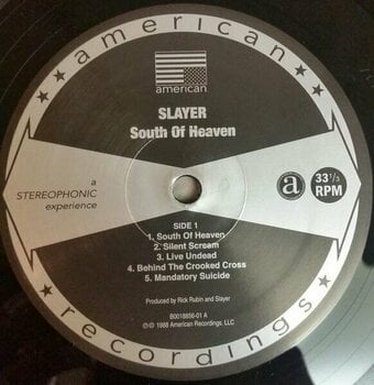 Vinyylilevy Slayer - South Of Heaven (LP) - 2