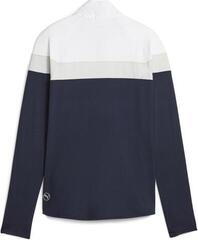 Mikina/Svetr Puma Lightweight 1/4 Zip Navy Blazer/Ash Gray - 1