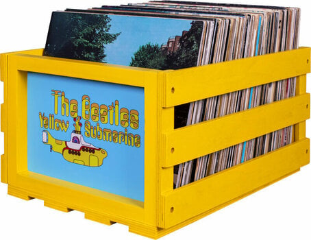 Vinyl Record Box Crosley Record Storage Crate The Beatles Yellow Submarine - 3