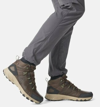Pantofi trekking de bărbați Columbia Men's Peakfreak II Mid OutDry Leather Shoe Cordovan/Black 41 Pantofi trekking de bărbați - 10