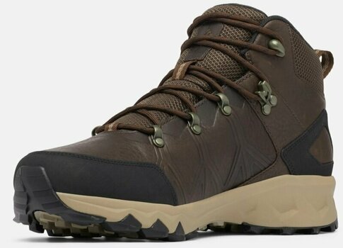 Pantofi trekking de bărbați Columbia Men's Peakfreak II Mid OutDry Leather Shoe Cordovan/Black 43 Pantofi trekking de bărbați - 4