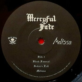 Vinyl Record Mercyful Fate - Melissa (LP) - 3
