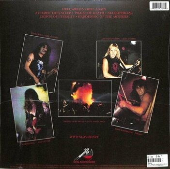 Vinylplade Slayer - Hell Awaits (Orange Red Splattered Coloured) (LP) - 3