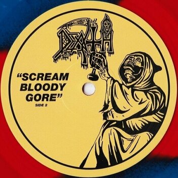Vinyl Record Death - Scream Bloody Gore (Red/Blue Butterfly Splatter Coloured) (Limited Edition) (LP) - 5