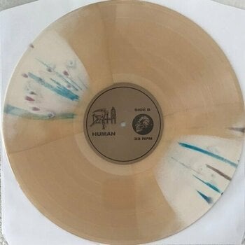 Vinyylilevy Death - Human (Gold Butterfly Splatter Coloured) (Limited Edition) (LP) - 3