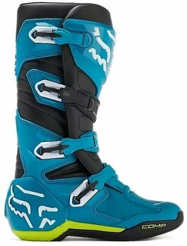 Motorcycle Boots FOX Comp Boots Blue/Yellow 42,5 Motorcycle Boots - 2