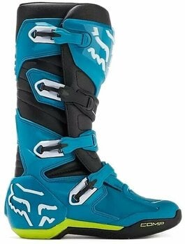Boty FOX Comp Boots Blue/Yellow 45 Boty - 2