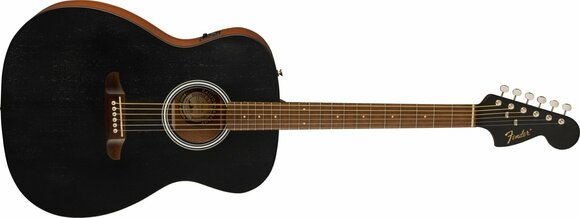 Jumbo elektro-akoestische gitaar Fender Monterey Standard Black - 3