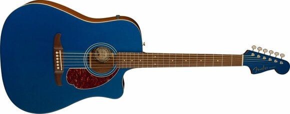 Dreadnought elektro-akoestische gitaar Fender Redondo Player Lake Placid Blue - 3