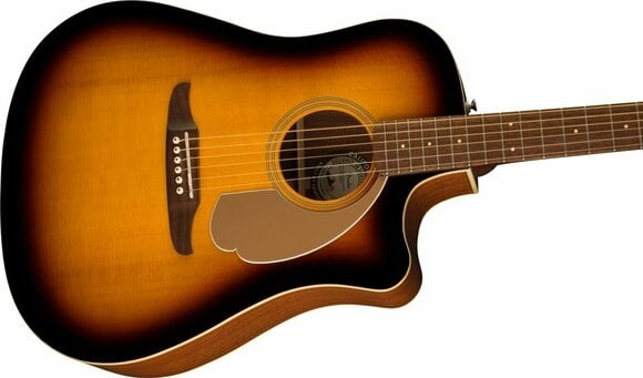 electro-acoustic guitar Fender Redondo Player Sunburst - 4