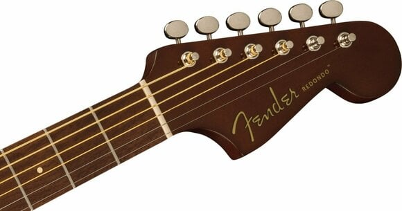 Dreadnought elektro-akoestische gitaar Fender Redondo Player Sunburst - 5