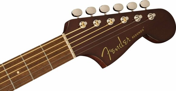 Dreadnought elektro-akoestische gitaar Fender Redondo Player Natural - 5