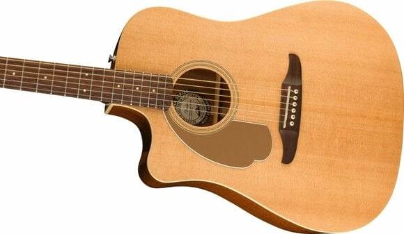 electro-acoustic guitar Fender Redondo Player LH Natural - 4