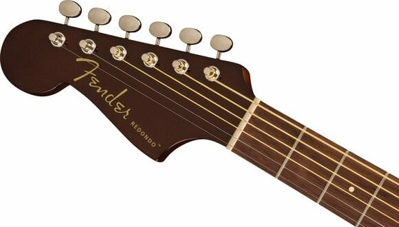 Dreadnought Elektro-Akustikgitarren Fender Redondo Player LH Natural - 5