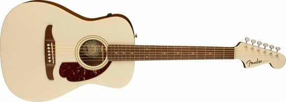 Elektroakustická gitara Fender Malibu Player Olympic White - 3