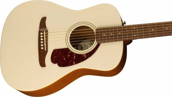 Elektroakusztikus gitár Fender Malibu Player Olympic White - 4
