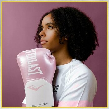 Boxerské a MMA rukavice Everlast Prostyle Gloves Pink/White 8 oz - 8