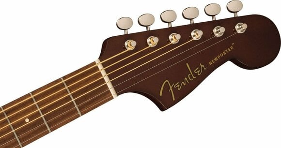 Jumbo Elektro-Akustikgitarren Fender Newporter Player Natural - 5