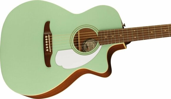 Elektroakustická gitara Jumbo Fender Newporter Player Surf Green - 4