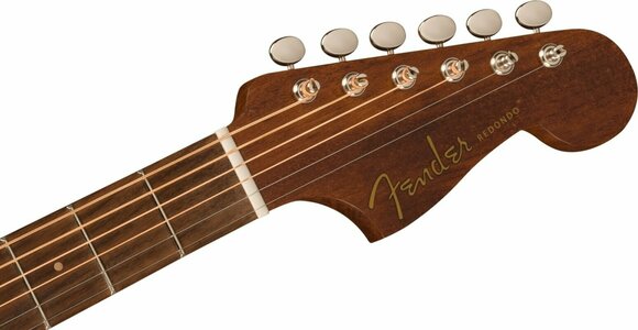Dreadnought elektro-akoestische gitaar Fender Redondo Special Honey Burst - 5