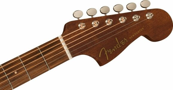 Jumbo elektro-akoestische gitaar Fender Newporter Special Natural - 5
