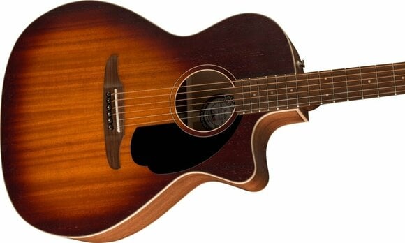 electro-acoustic guitar Fender Newporter Special Honey Burst - 4