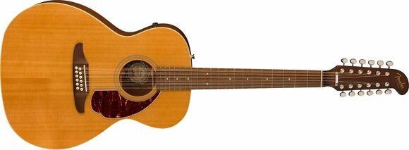 12-string Acoustic-electric Guitar Fender Villager 12-String Aged Natural - 3