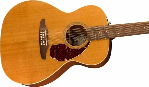 12-string Acoustic-electric Guitar Fender Villager 12-String Aged Natural - 4