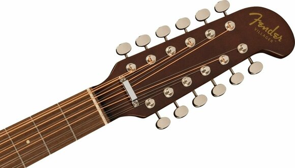 12-saitige Elektro-Akustikgitarre Fender Villager 12-String Aged Natural - 5