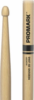 Drumsticks Pro Mark RBH625LAW Rebound 2B Long Hickory Drumsticks - 3