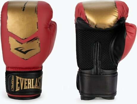 Boxing and MMA gloves Everlast Kids Prospect 2 Gloves Red/Gold 6 oz - 3