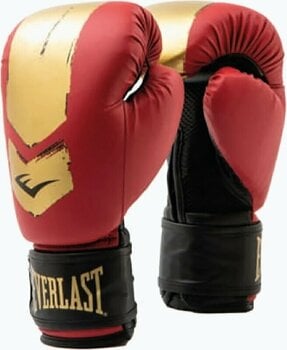 Luvas de boxe e MMA Everlast Kids Prospect 2 Gloves Red/Gold 6 oz - 6
