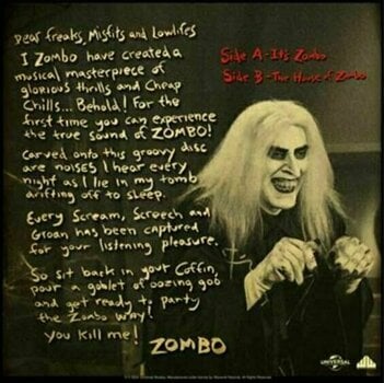 Płyta winylowa Rob Zombie - It's Zombo! (180g) (Limited Edition) (White Coloured) (12" Vinyl) - 4