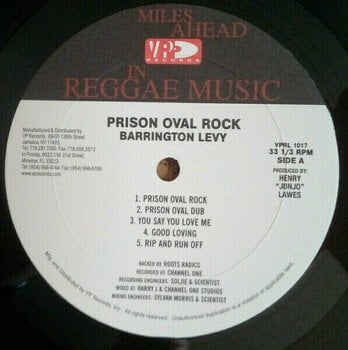 Vinyl Record Barrington Levy - Prison Oval Rock (Reissue) (LP) - 2