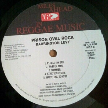 Vinyl Record Barrington Levy - Prison Oval Rock (Reissue) (LP) - 3