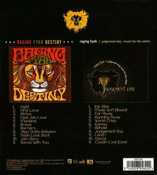 Music CD Raging Fyah - Judgement Day (2 CD) - 3