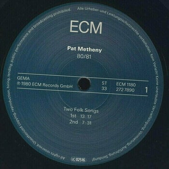 Vinyl Record Pat Metheny - 80/81 (Reissue) (2 LP) - 2