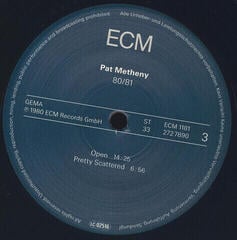 Hanglemez Pat Metheny - 80/81 (Reissue) (2 LP) - 3