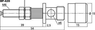 Jack 6,3 mm Monacor BP-420 Jack 6,3 mm - 1