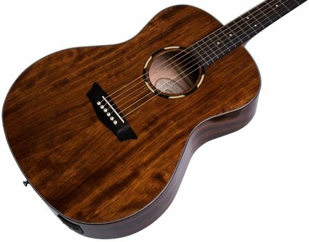 Electro-acoustic guitar Washburn Woodline WLO12SE-O-U Natural - 4