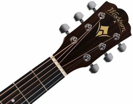 Dreadnought elektro-akoestische gitaar Washburn Woodline WLO10SCE-O-U Natural - 3