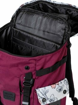 Lifestyle ruksak / Taška Meatfly Scintilla Backpack Blossom White/Burgundy 26 L Batoh - 4
