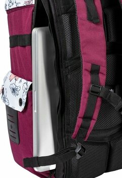 Lifestyle Backpack / Bag Meatfly Scintilla Backpack Blossom White/Burgundy 26 L Backpack - 5