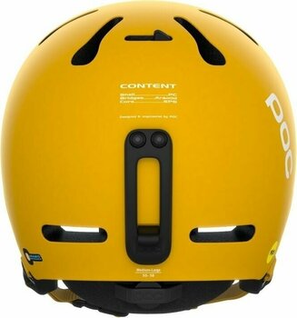 Ski Helmet POC Fornix MIPS Sulphite Yellow Matt XS/S (51-54 cm) Ski Helmet - 4