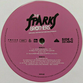 Vinyl Record Sparks - The Sparks Brothers (180g) (Pink Marble Coloured) (4 LP) - 10