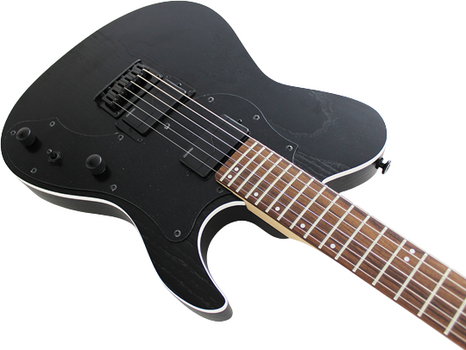 Electric guitar FGN J-Standard Iliad Open Pore Black - 3